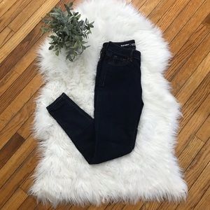 Dark Blue, Super Skinny Denim Jeans